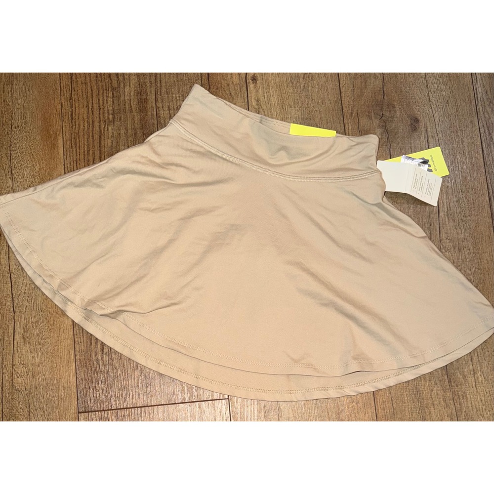 All in Motion Girls Soft Stretch Uniform Skort Beige Khaki Size M 8 NWT